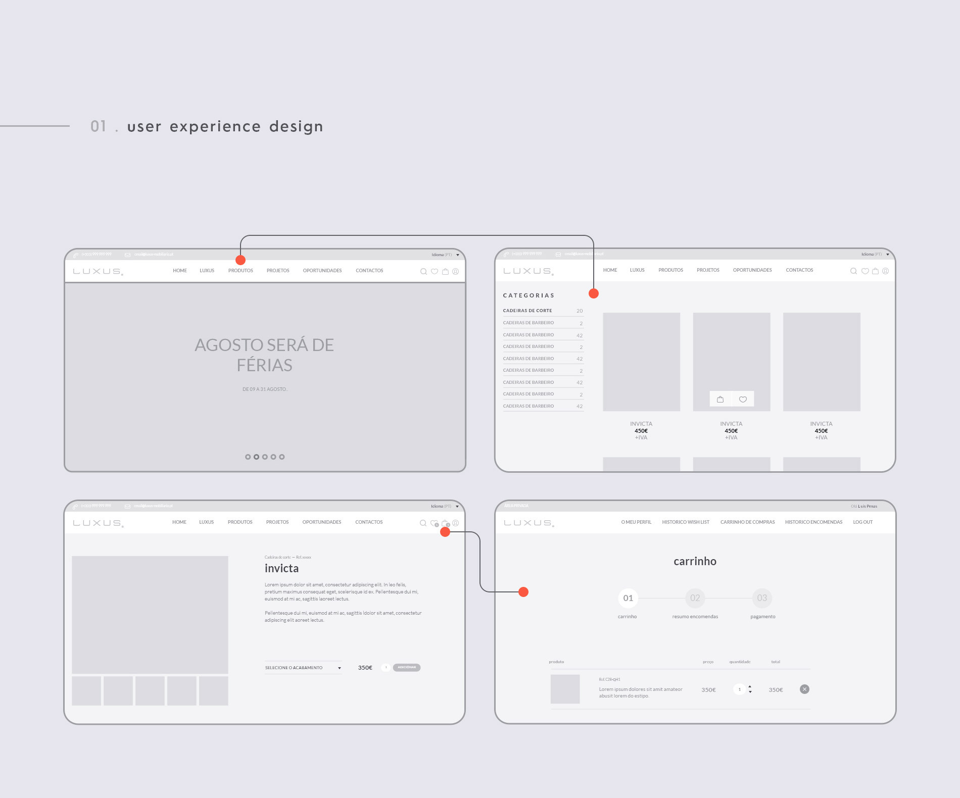 Luxus - User Experience Design